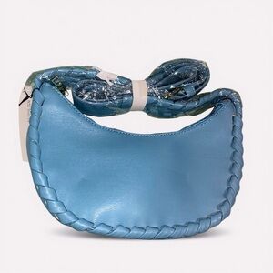 NWT Jules Kae Vegan Leather Whipstitch Hobo Shoulder‎ Bag Gift Stocking Stuffer
